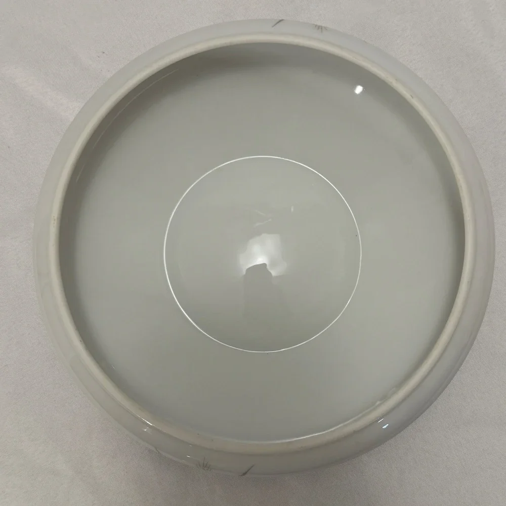 Vintage Platinum‎ Wheat Covered Casserole Dish Fine China Japan MCM Cottagecore